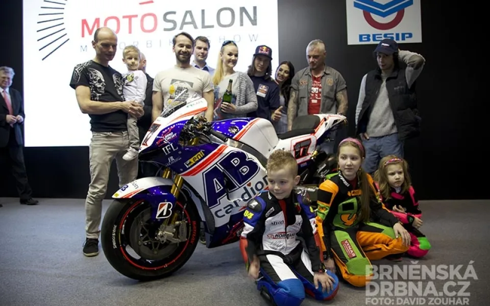 Křest motorky Karla Abrahama pro MotoGP, foto: Brněnská Drbna, David Zouhar