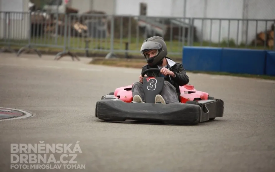 Motokárová dráha na Masarykově okruhu, foto: Brněnská Drbna, Miroslav Toman