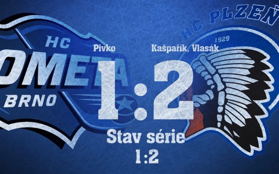 HC Kometa Brno vs. HC Plzeň - 1:2, vizualizace: Brněnská Drbna, Miroslav Toman