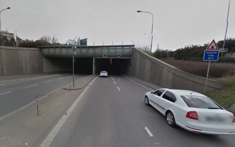 Část Husovického tunelu bude zavřená, foto: Google Maps