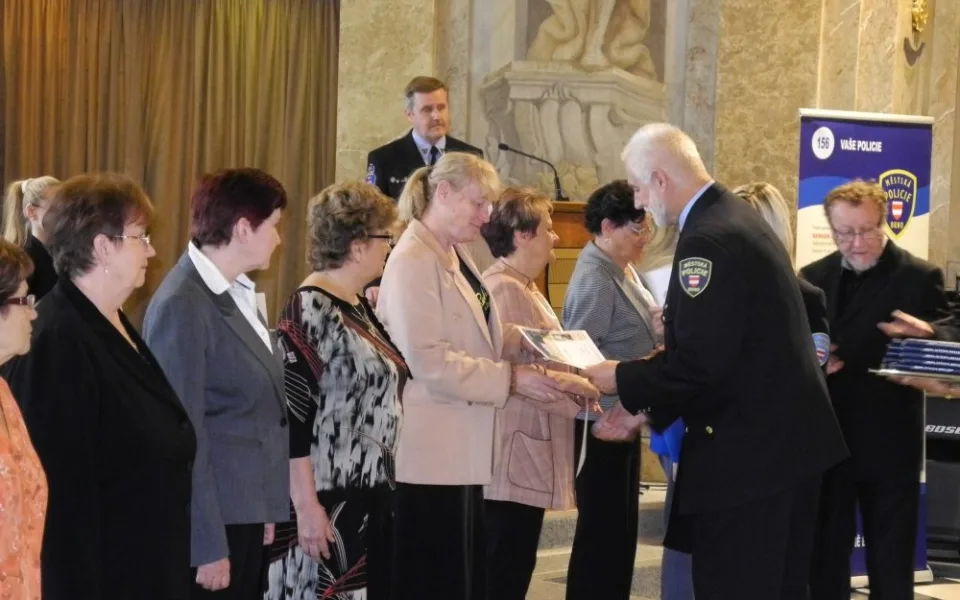 Slavnostní zakončení Senior akademie na Nové radnici, foto: Městská policie Brno