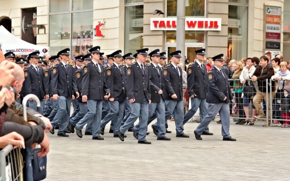 Slavnostní přísaha na náměstí Svobody, foto: HZS JMK