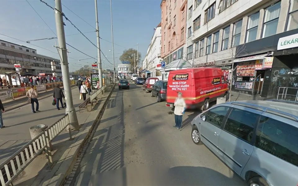 Nádražní ulice, kde došlo k nehodě, foto: Google Maps