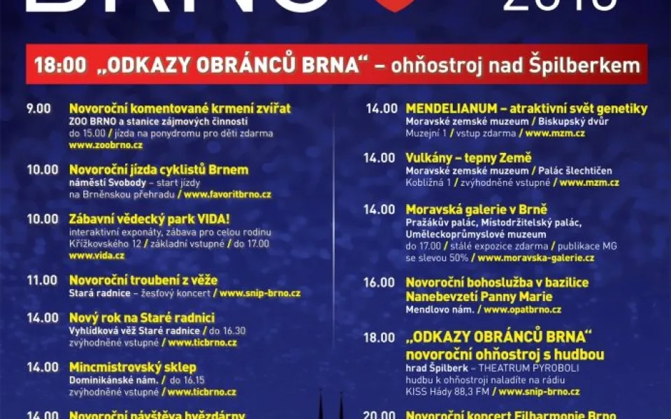 program Novoročního Brna 2015
