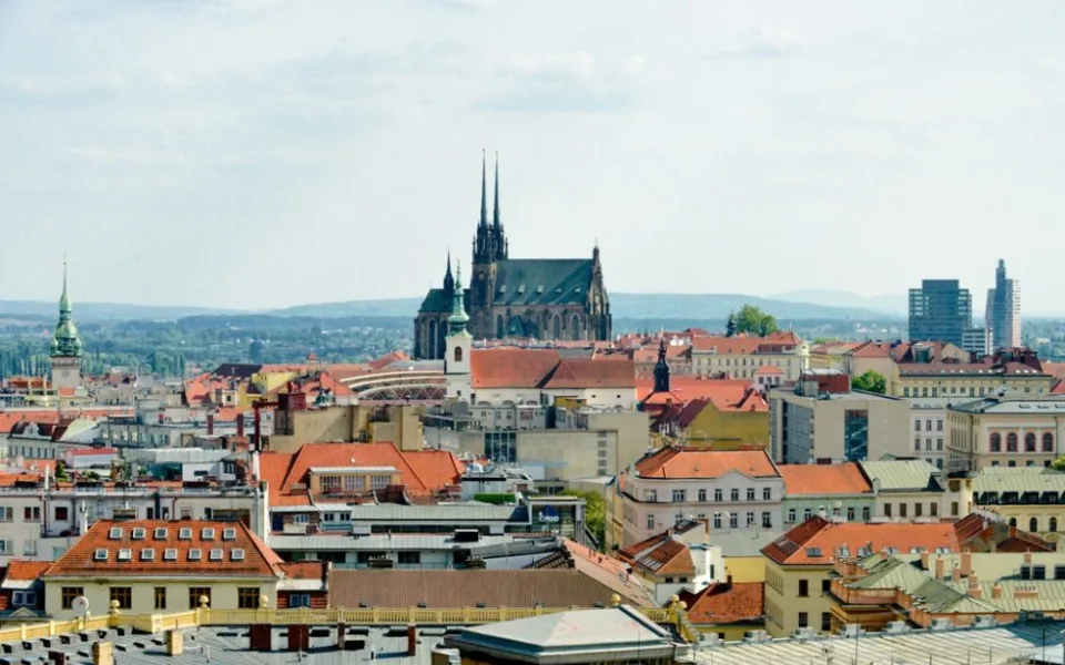 pohled na brno