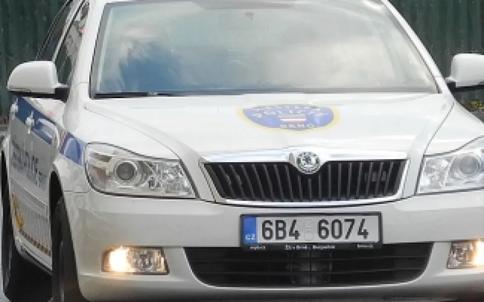 Městská policie-vozidlo