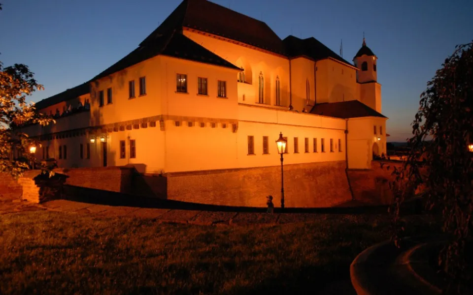 Špilberk v noci, autor: Jiří Prýgl