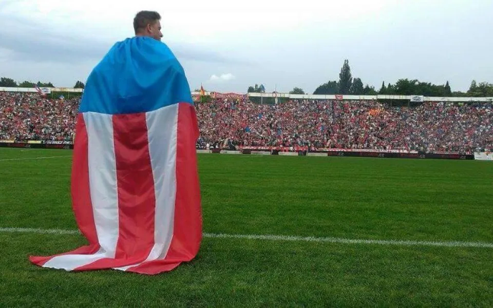Petr Švancara a fanoušci, foto: Šárka Drobná, isport.cz