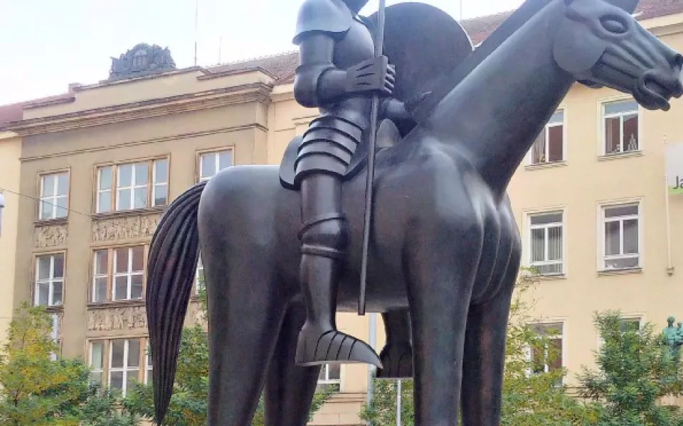 Socha Jošta Lucemburského