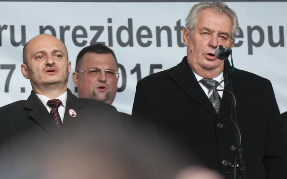 Prezident Zeman na Albertově