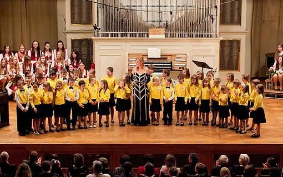 Kantiléna, sbor dětí a mládeže při filharmonii Brno, foto: mestohudby.cz	