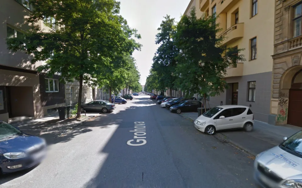 Ulice Grohova, zdroj: Google Maps