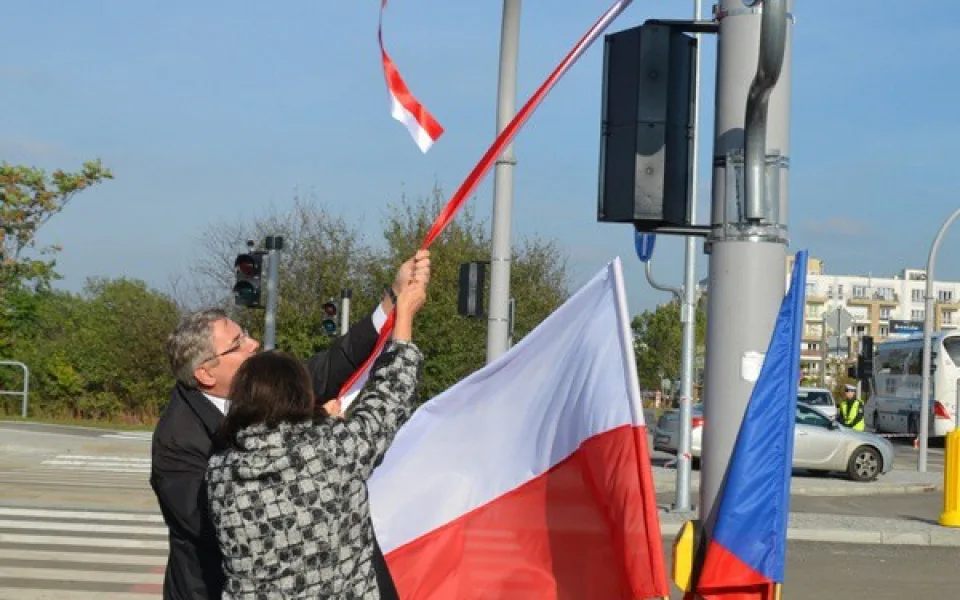 Odhalování Brněnské ulice v Poznani, zdroj: MMB