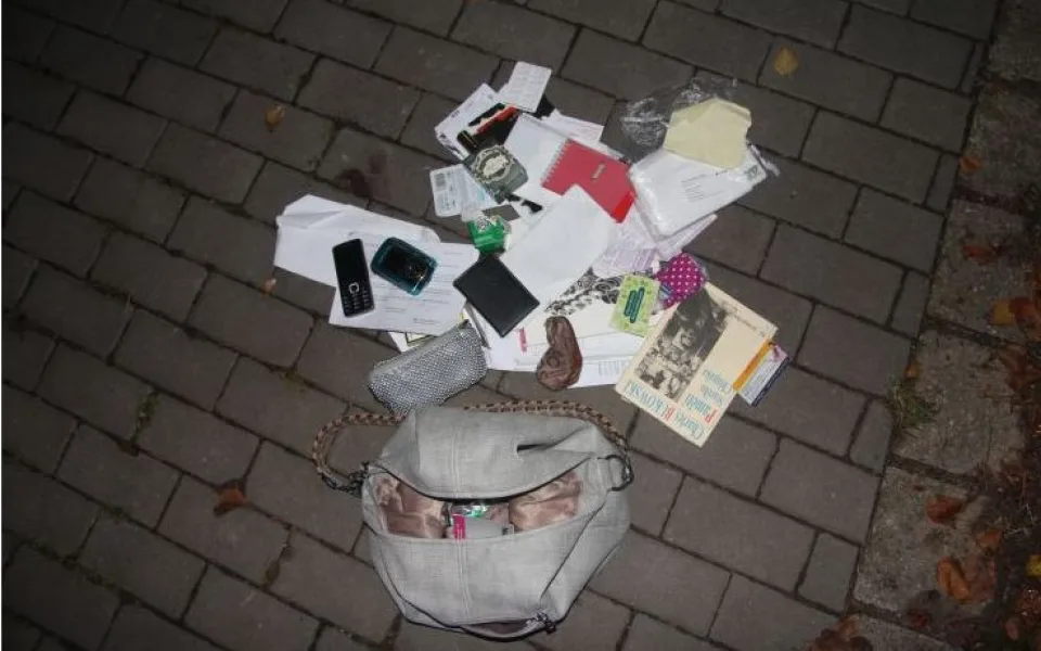 Ukradená kabelka, zdroj: PČR