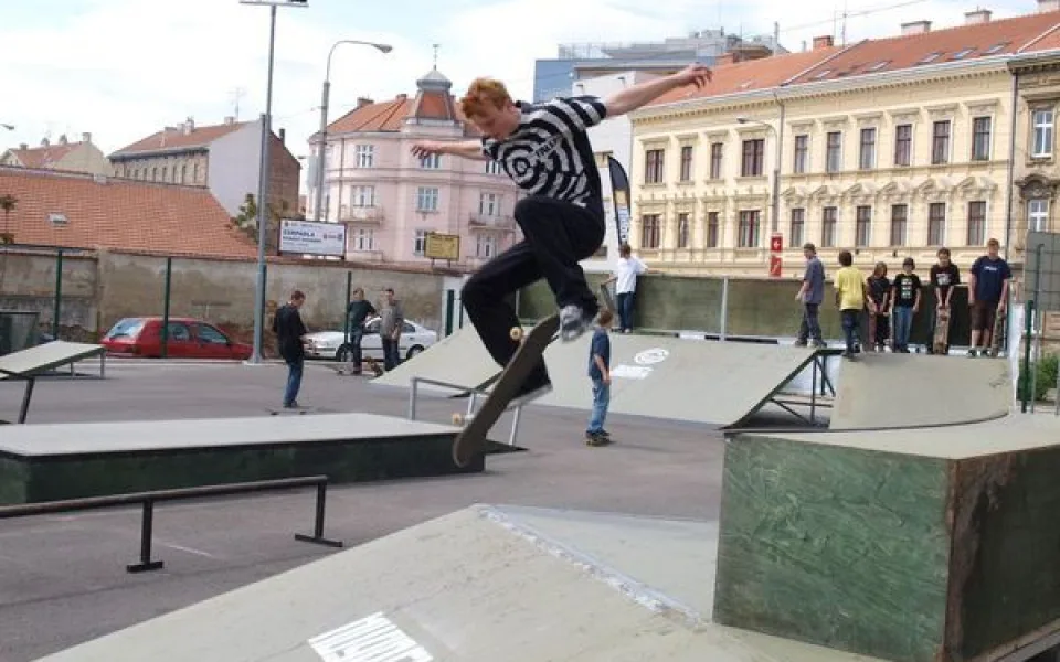 Skatepark Nové sady, zdroj: Brno-střed