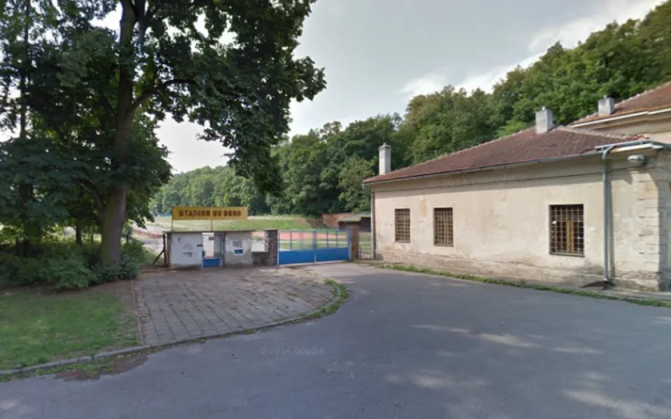 Sportovní areál za Anthroposem, Zdroj: Google Maps