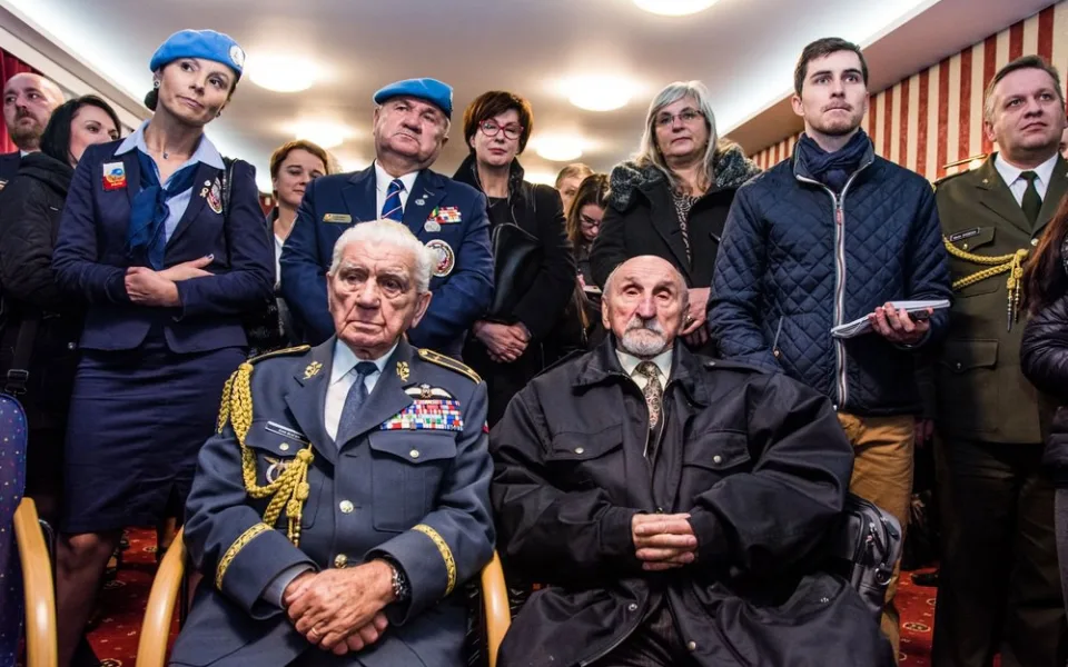 Přítomní vojenští veteráni, autor: Tomáš Hrivňák