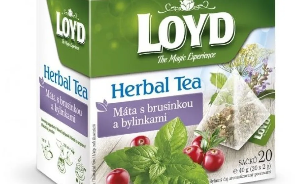 Loyd Herbal Tea s mátou a br