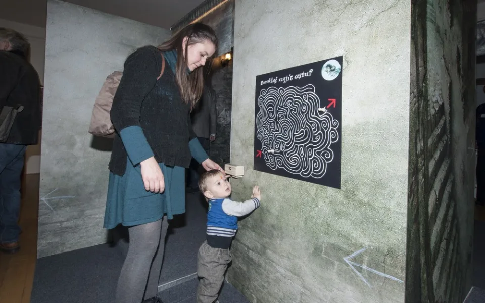 Návštěvníci výstavy Tajemné příběhy Pavla Čecha, zdroj: Muzeum města Brna