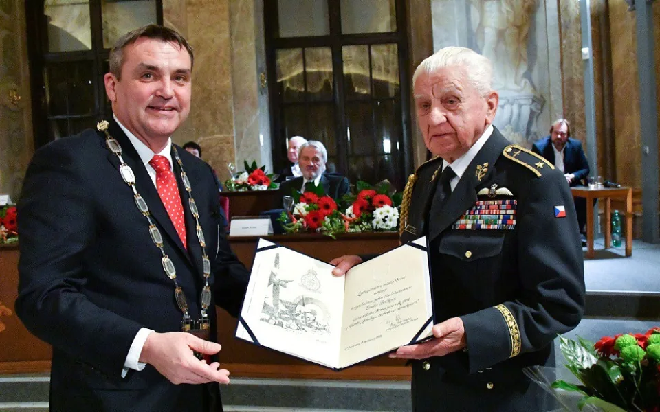 Válečný veterán Emil Boček, zdroj: MMB