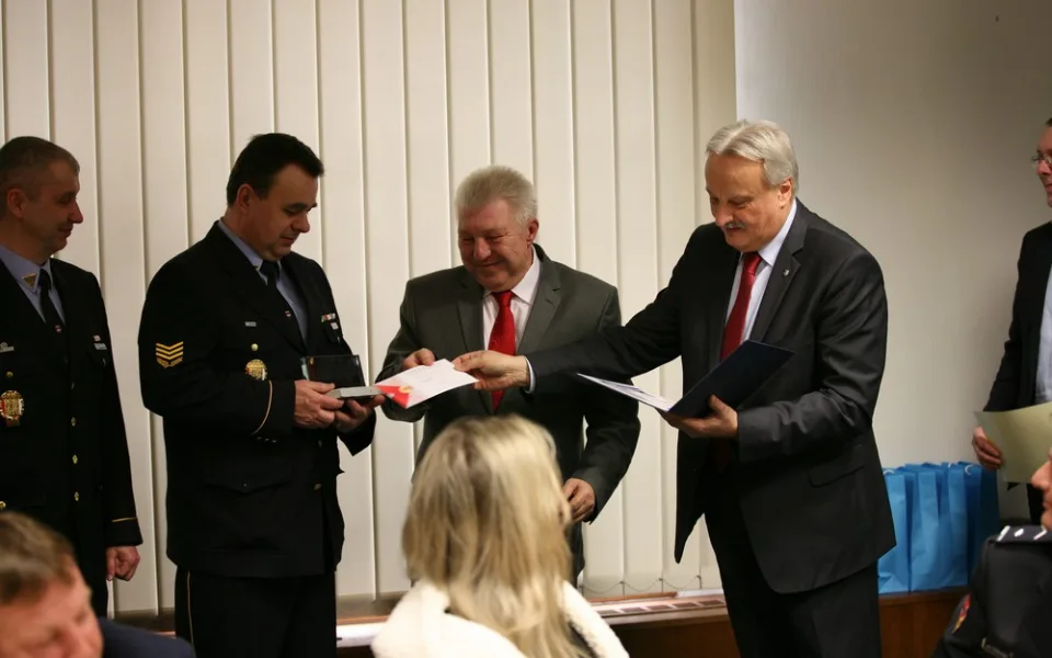 Předání ceny, zdroj: MP Brno