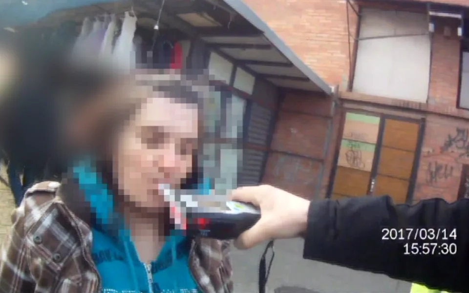 Opilá žena, zdroj: MP Brno