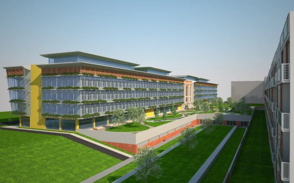 Původní a neuskutečněný projekt společnosti Kliminvest, zdroj: Kliminvest