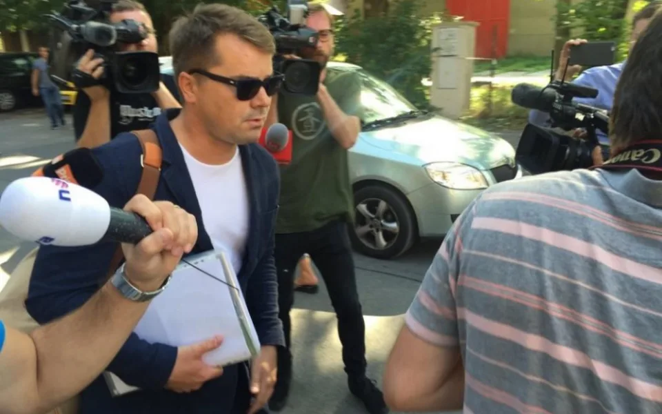Lobbista Marek Dalík při nástupu do vězení, zdroj: Česká televize