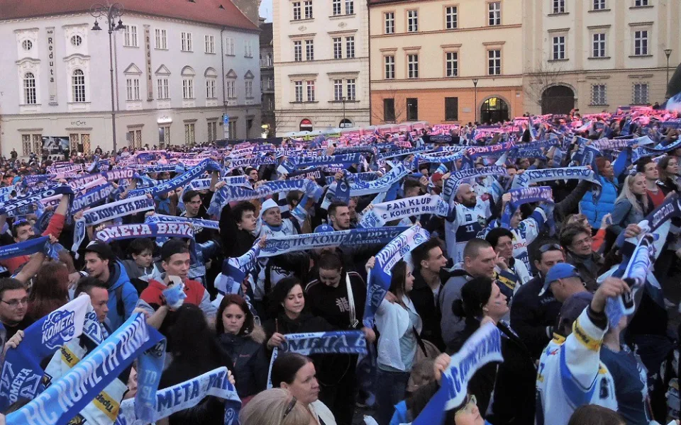 Modrobílé šály na Zelňáku, autor: René Rudzan
