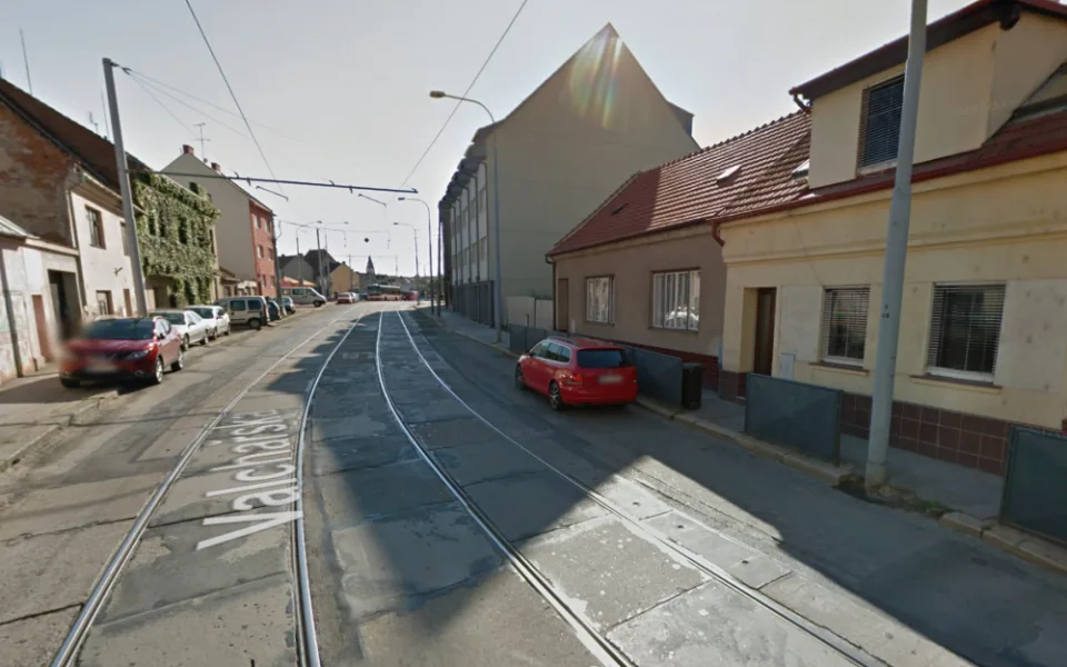 Valchařská ulice, zdroj: Google Maps