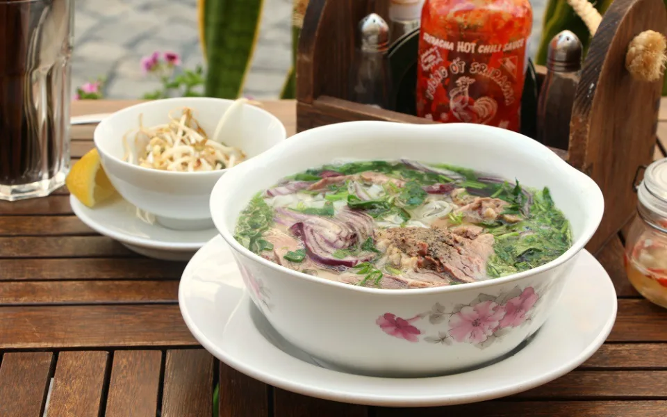 Tradiční vietnamská polévka Pho