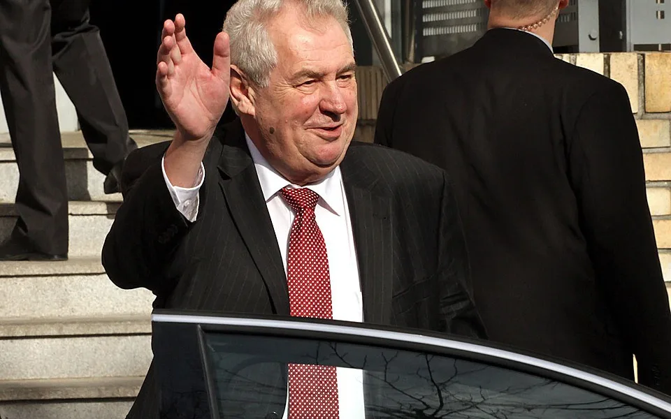 Prezident Milšo Zeman, ilustrační foto