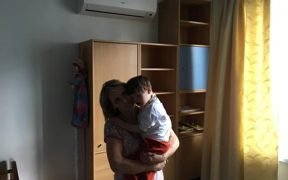 Honzík Stehno s maminkou