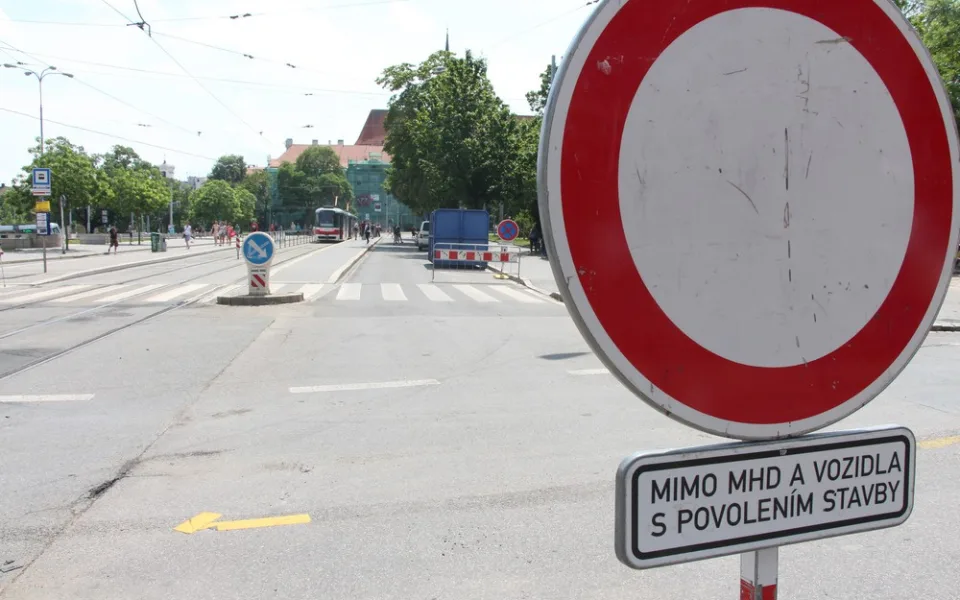 Uzavírka na Moravském náměstí, Autor: Martin Šeda