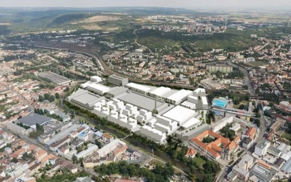 Vizualizace projektu nové Zbrojovky, zdroj: CPI