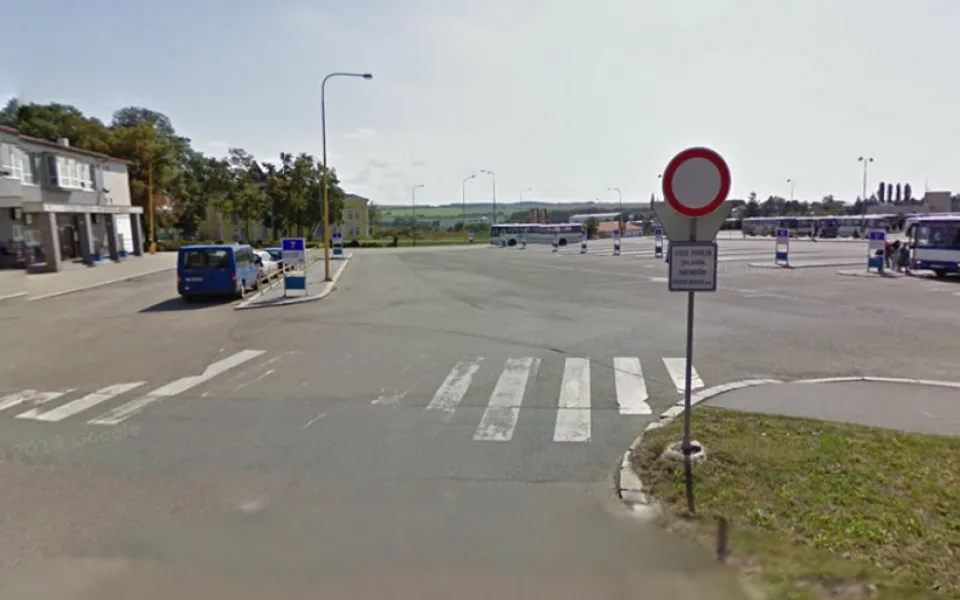 Autobusové nádraží Vyškov, zdroj: Google Maps