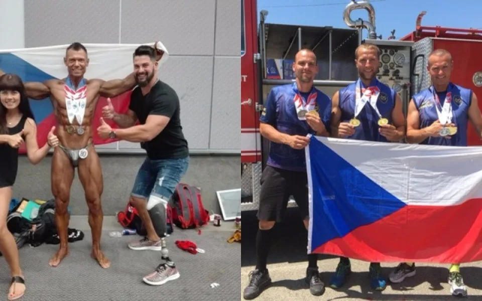 Jihomoravští hasiči v Los Angeles