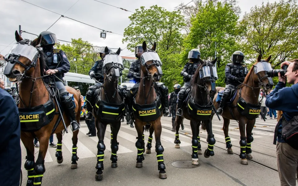 Policisté na koních