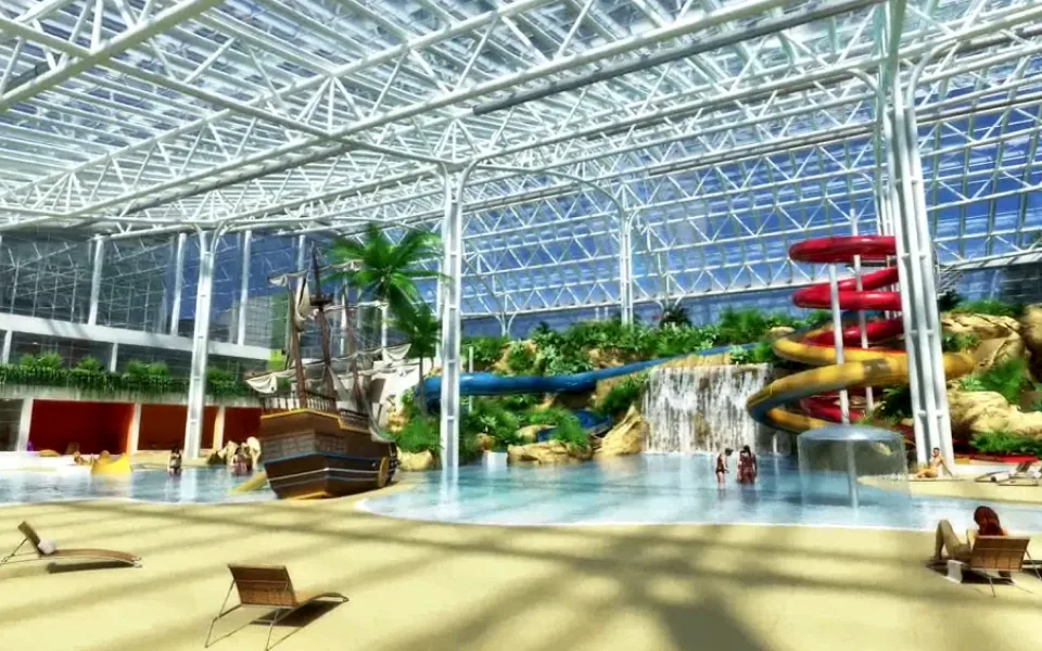 VIzualizace Aquaparku Brno
