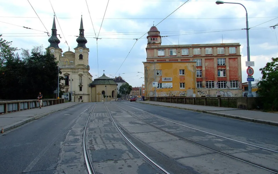 Zábrdovická ulice od Cejlu