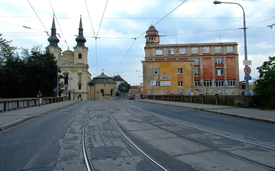 Zábrdovická ulice od Cejlu