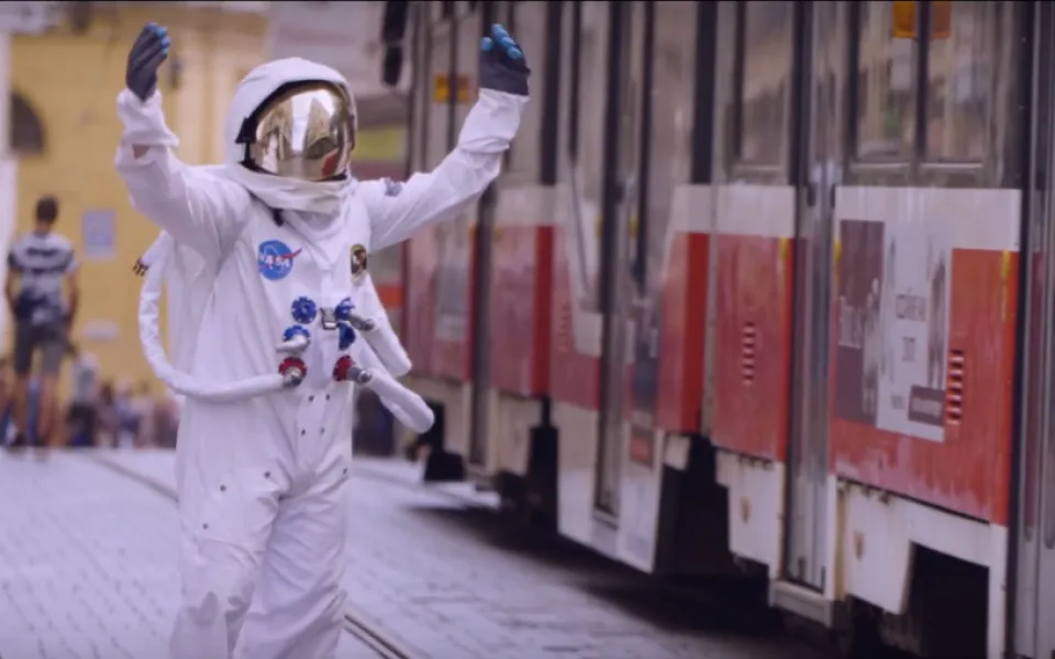 Kosmonaut v centru Brna