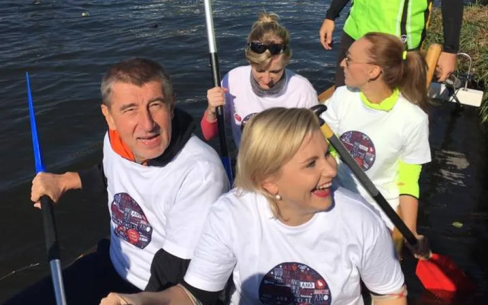 Andrej Babiš a Taťána Malá
