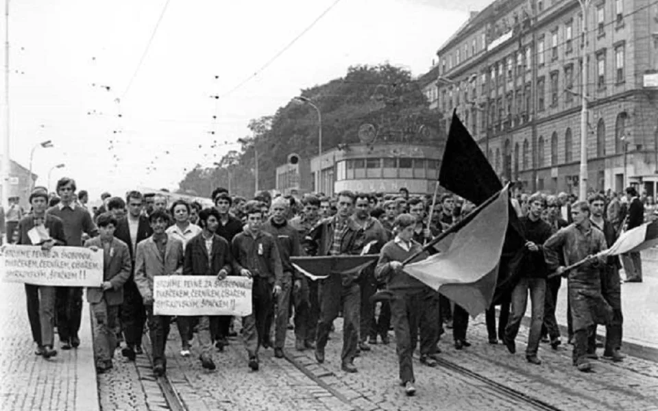 Události roku 1968 v Brně, zdroj: ústav pro studium totalitních režimů