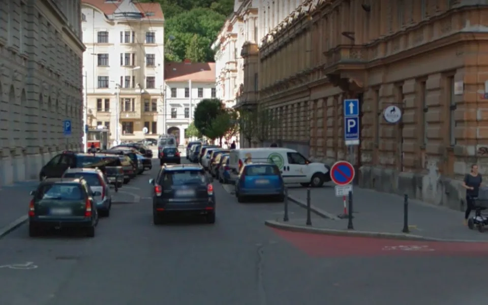 Marešova ulice, Google Maps
