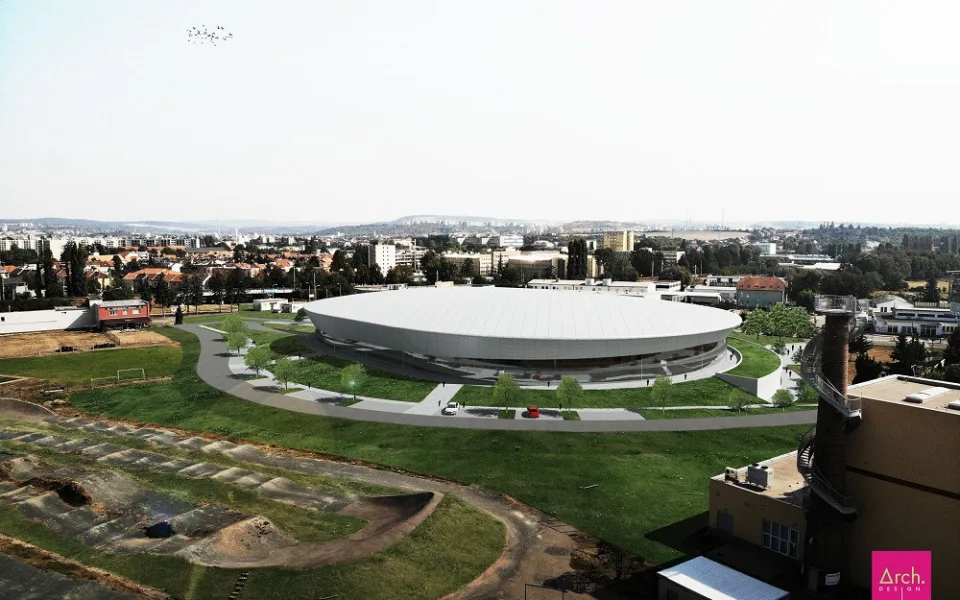 Nový velodrom v Komárově