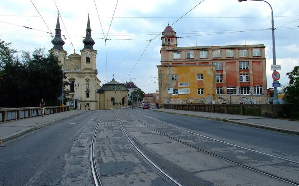 Zábrdovická ulice od Cejlu