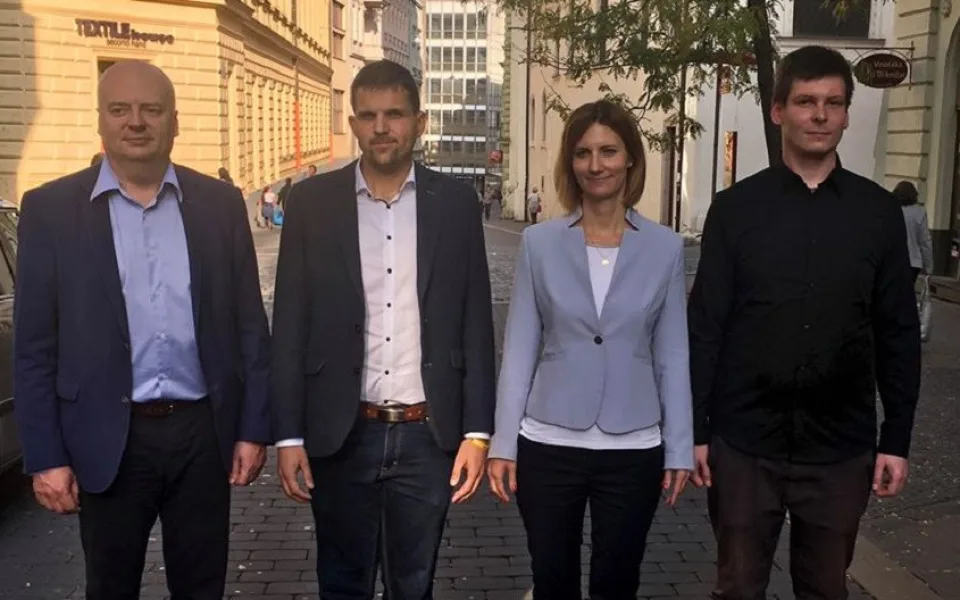 Zástupci nově vznikající koalice v Brně
