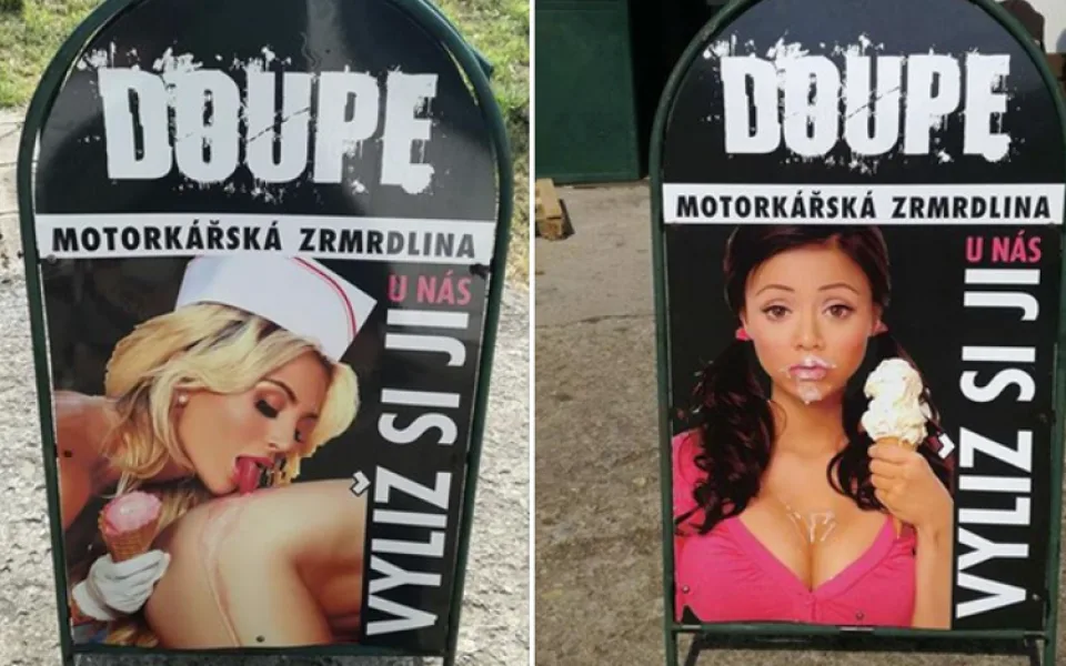 Jedna z nominovaných reklam na Sexistické prasátečko