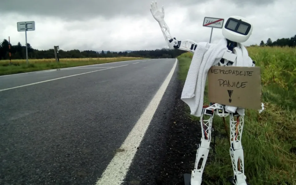 Robot Matylda na cestách